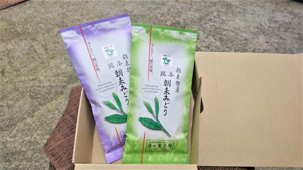 あさごもん / 【清水製茶園】銘茶「朝来みどり」お茶セットA